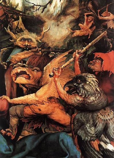 Matthias Grunewald The Temptation of St Anthony oil painting picture